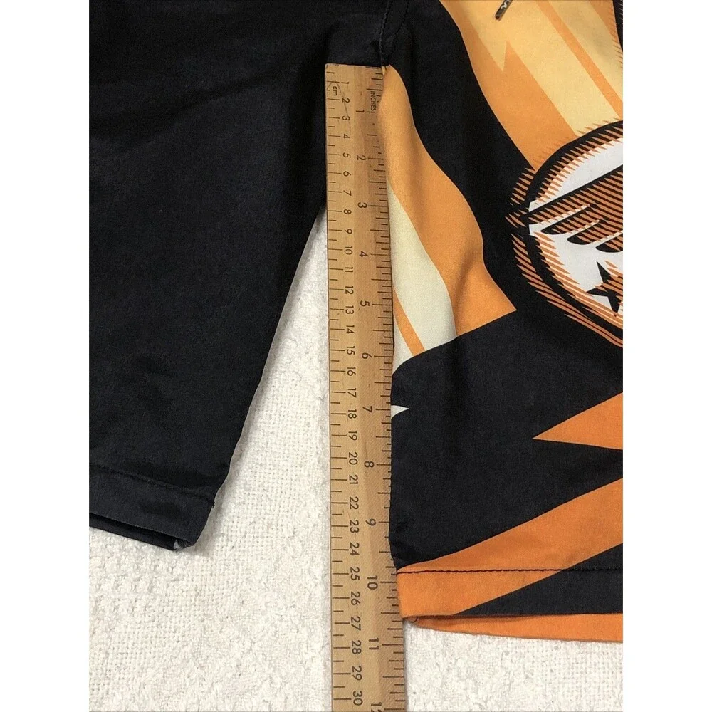 Boy Scouts Of America Board Shorts Mens Sz L Black Orange Swim Trunks Unlined